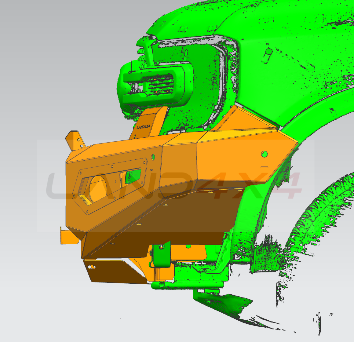 2022+ Ford Ranger Next Gen winch bar