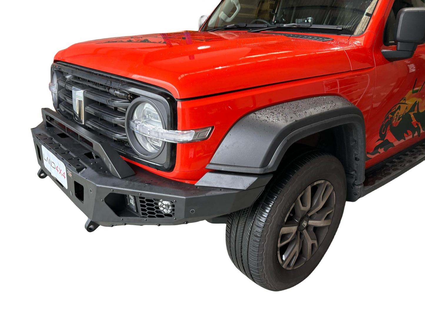 Front winch bar + Light bar bracket Fits GWM TANK 300( On Clearance )