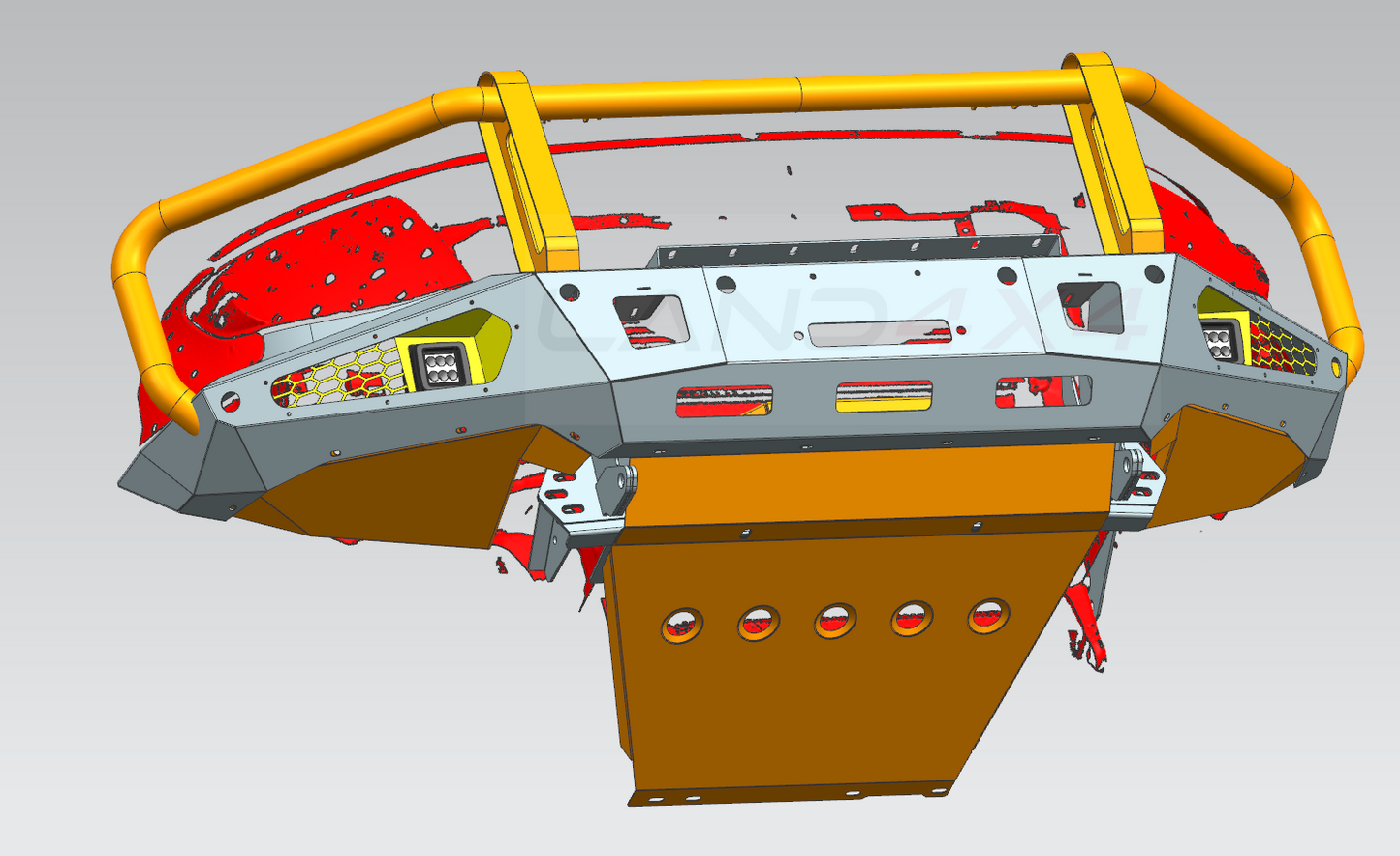 Front Bull Bar Fits 2011-2015 Ford Ranger T6 PX1 ( On Clearance )