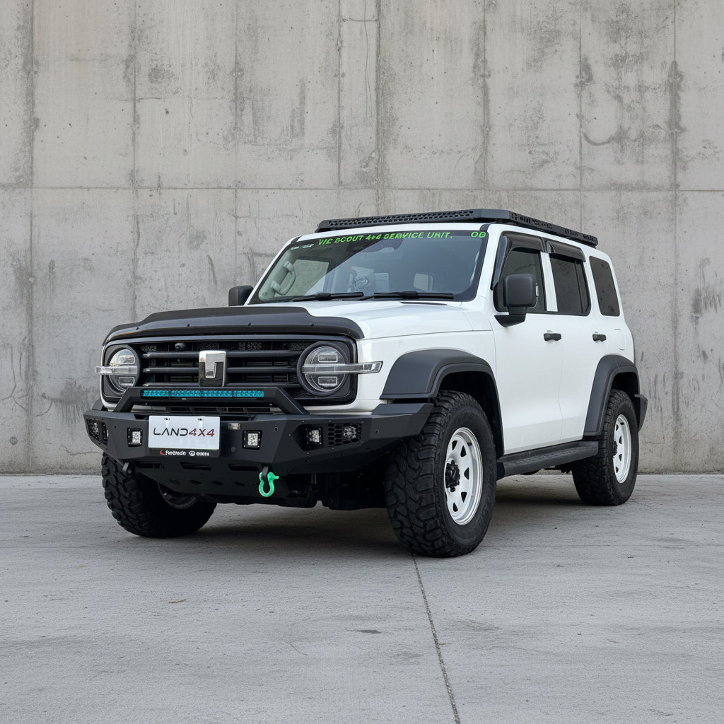 Front winch bar + Light bar bracket Fits GWM TANK 300( On Clearance )