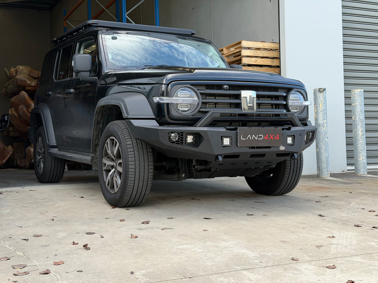 Front winch bar + Light bar bracket Fits GWM TANK 300( On Clearance )