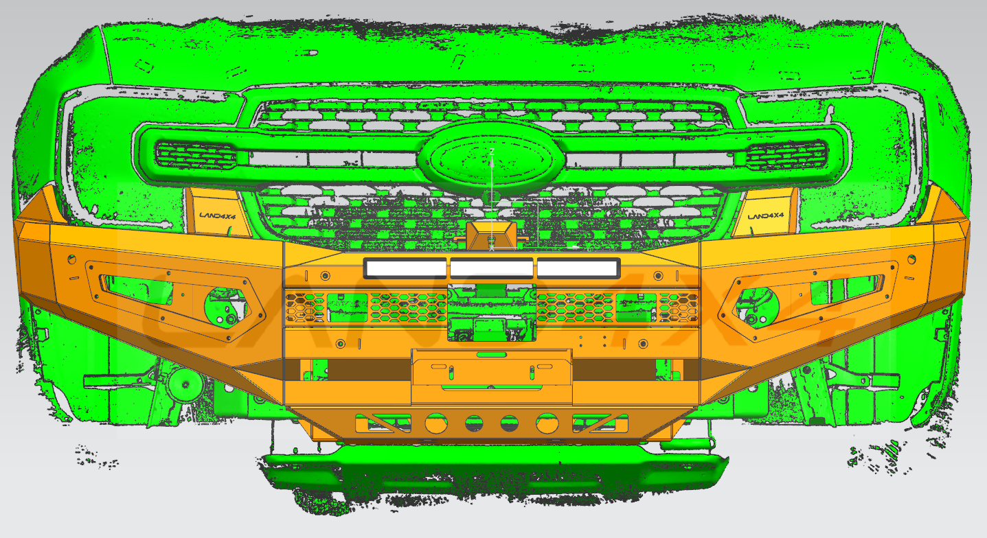 2022+ Ford Ranger Next Gen winch bar