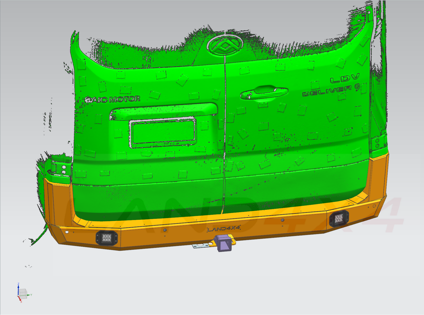 LDV Deliver 9 rear tow bar
