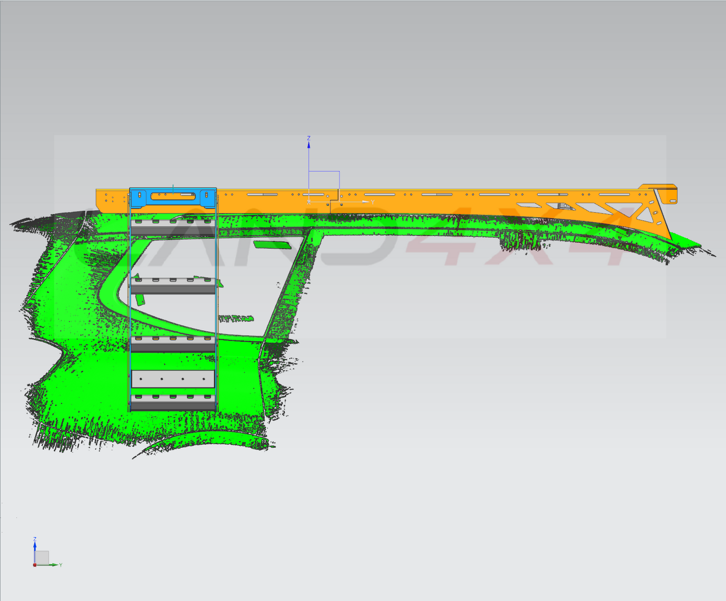 2025+ Facelift LDV D90 New Aluminum Side Ladder