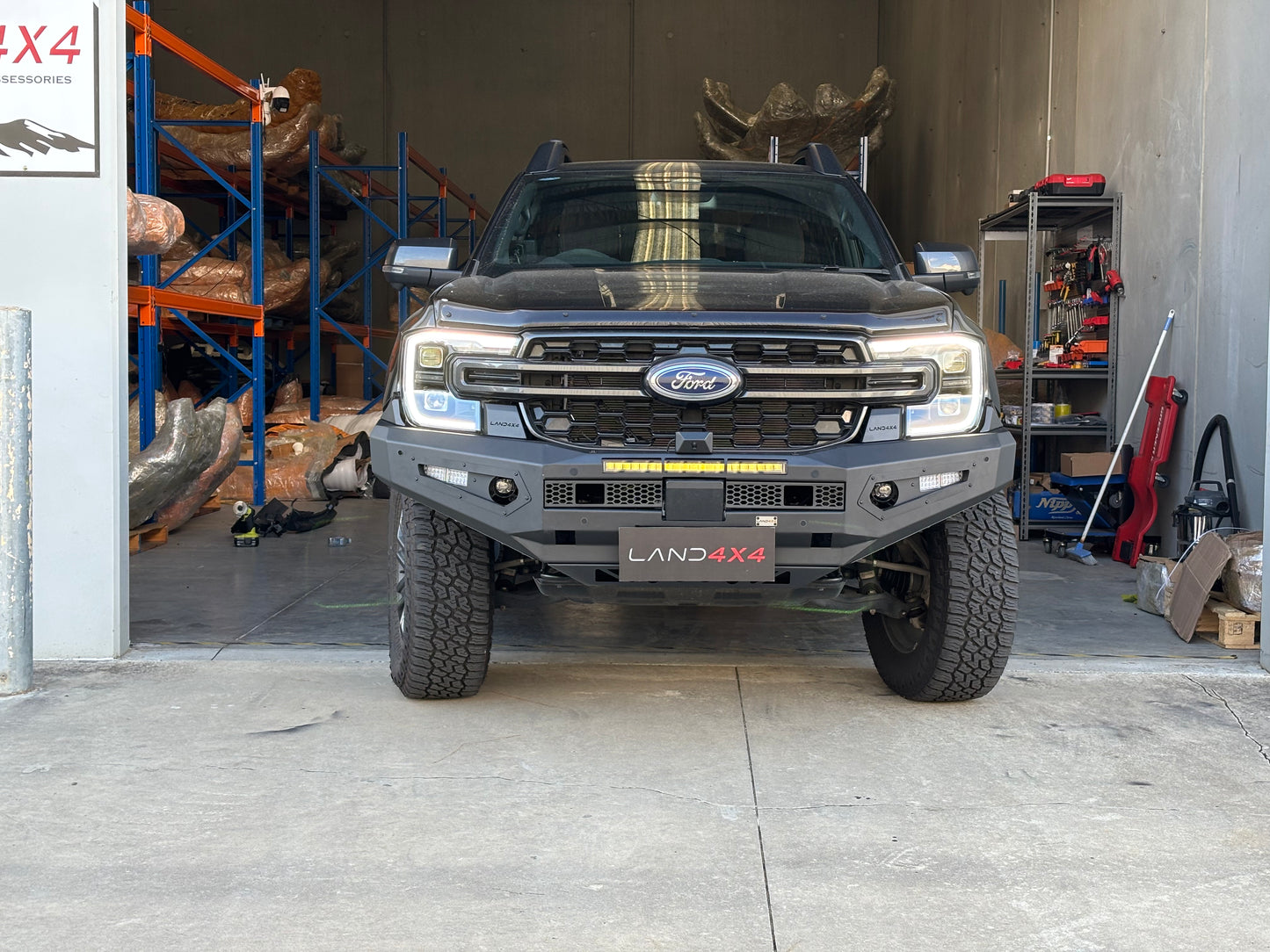 Front Winch Bar Fits 2022+ Ford Ranger Next Gen ( On Clearance )