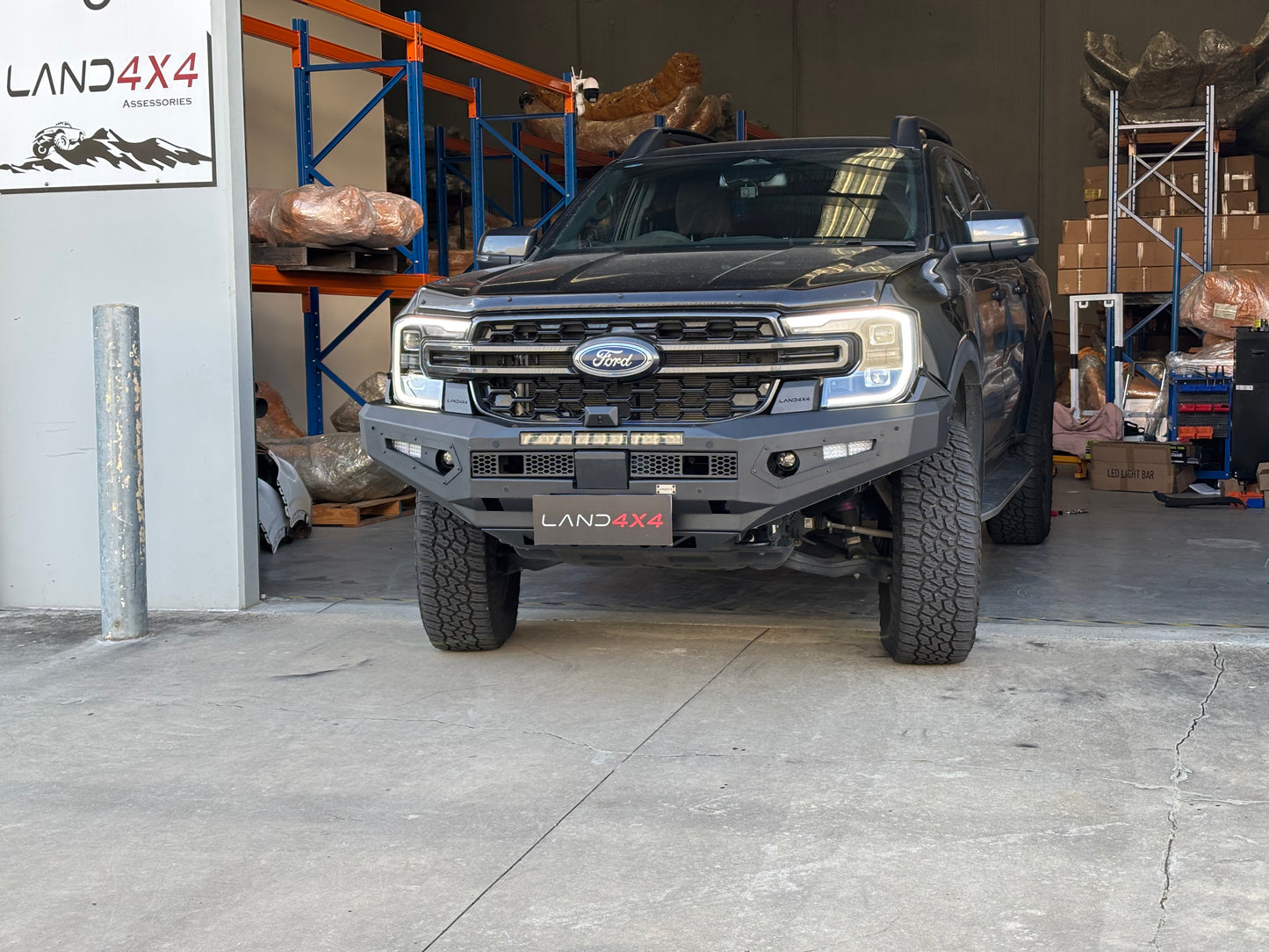 Front Winch Bar Fits 2022+ Ford Ranger Next Gen ( On Clearance )