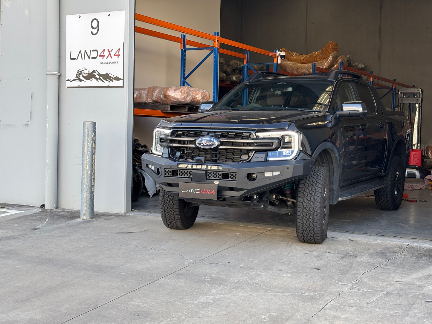 Front Winch Bar Fits 2022+ Ford Ranger Next Gen ( On Clearance )