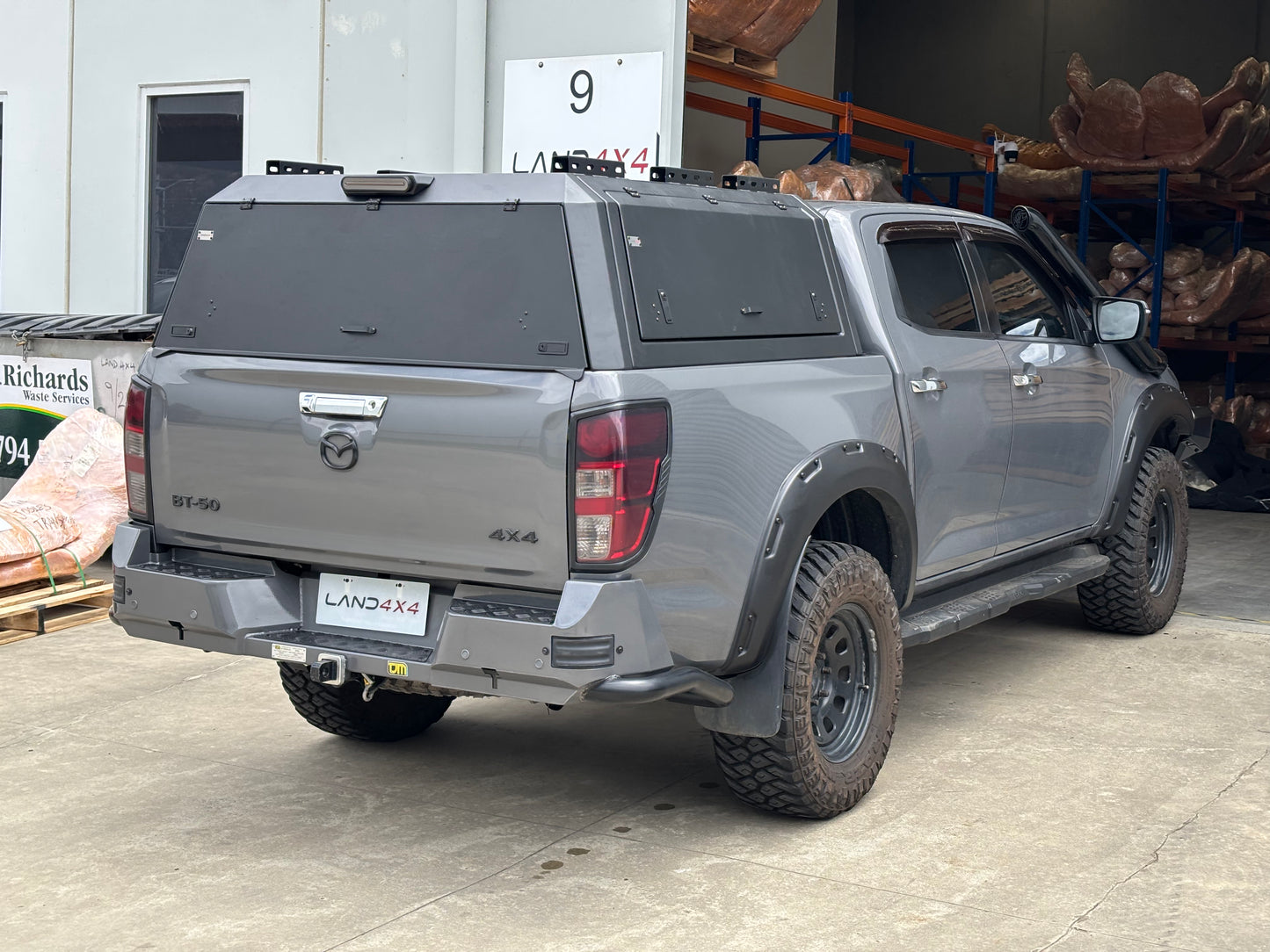 2021-2024 Mazda BT-50 aluminum canopy